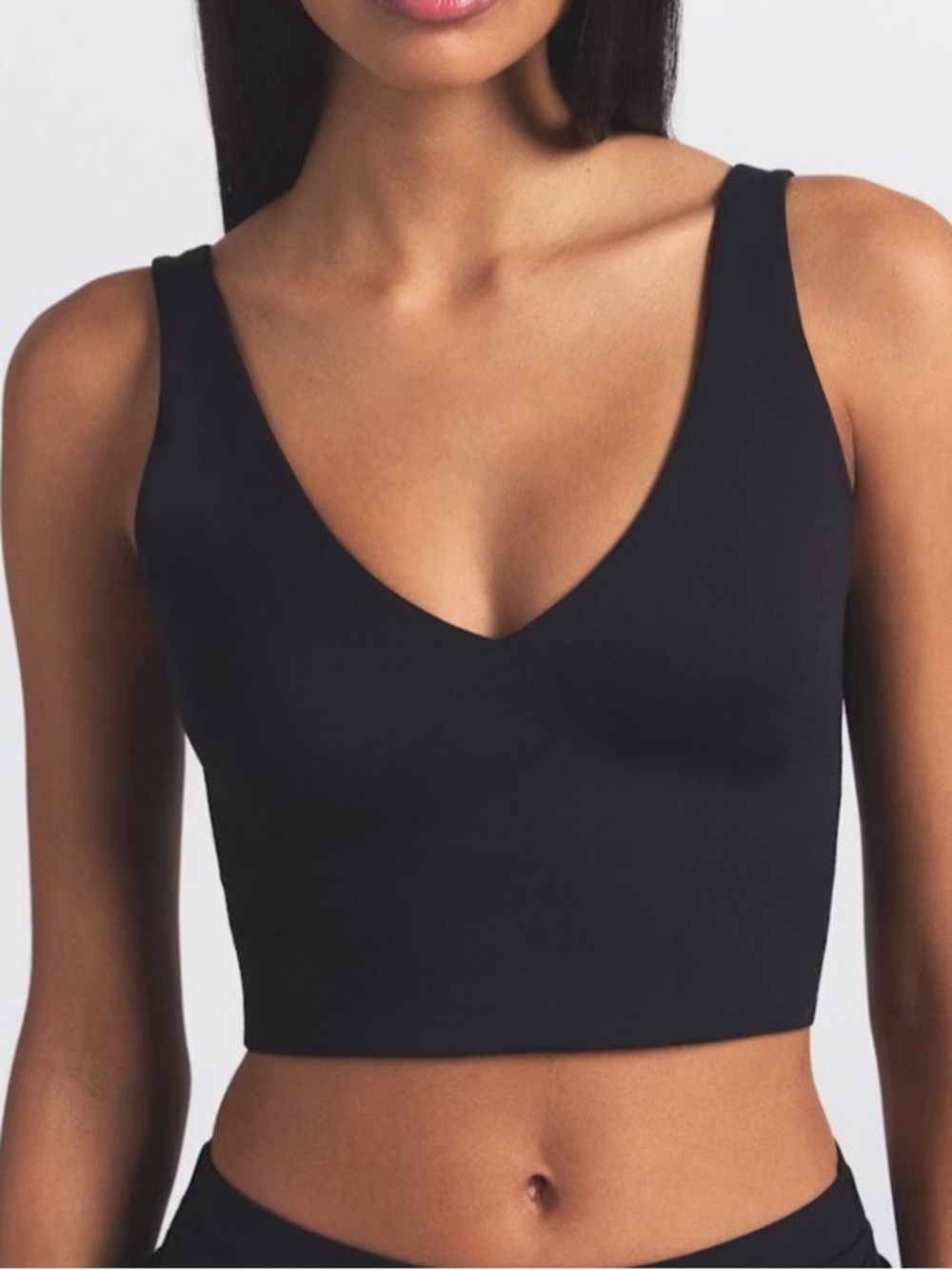 NWT NikeSkims Matte V-Neck Bra Top